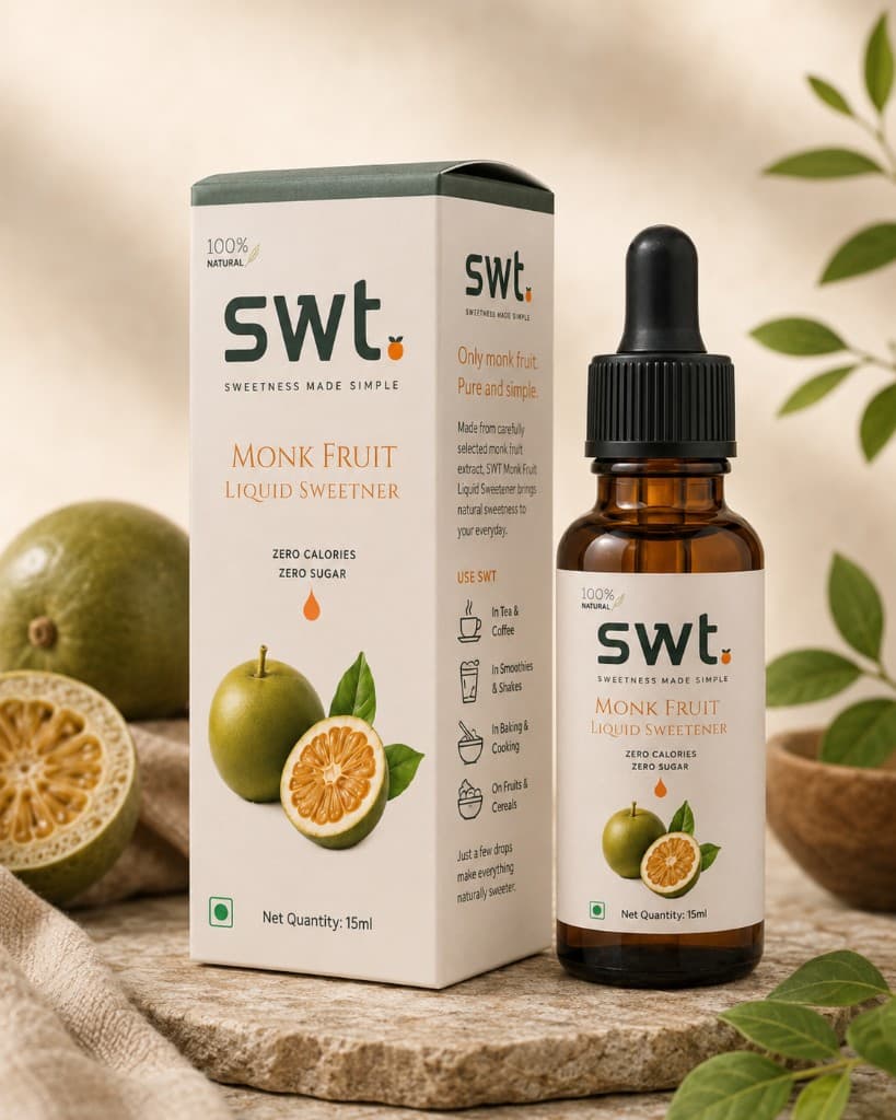 The swt. monk fruit range styled together